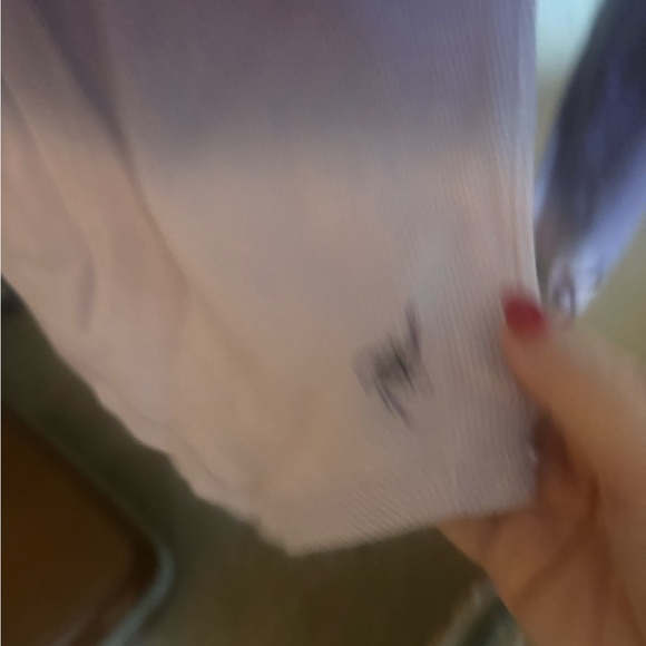 Lucky Brand Purple and Pink Ombre Long Sleeve Top - Picture 5 of 7